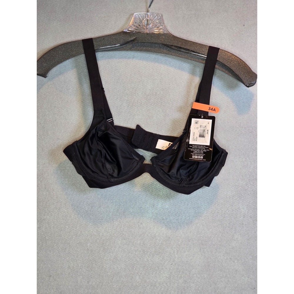 Maidenform Self Expressions Black Demi Bra SE9440 34A 2-Ply Lining NWT